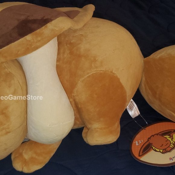 Pokemon Center Sleeping Sleeper Plush Eevee Doll Stuffed Toy Authentic Tags New - Picture 6 of 16